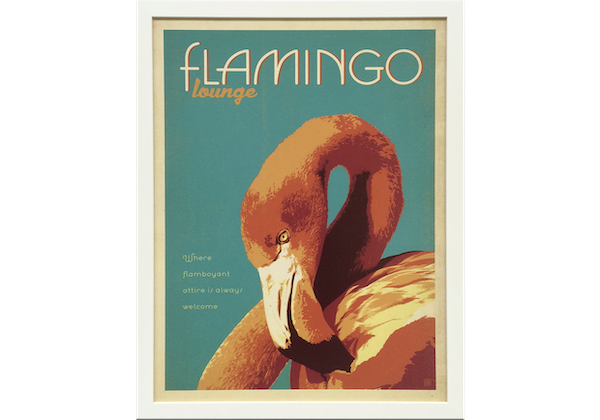 Framed Flamingo Print