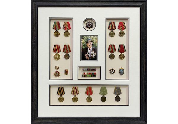 Framed War Medals